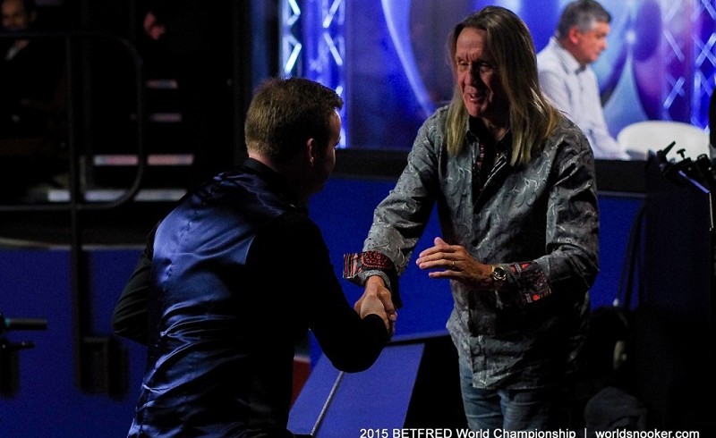Iron Maiden's Nicko McBrain takes break from World Tour for Snooker's Final!