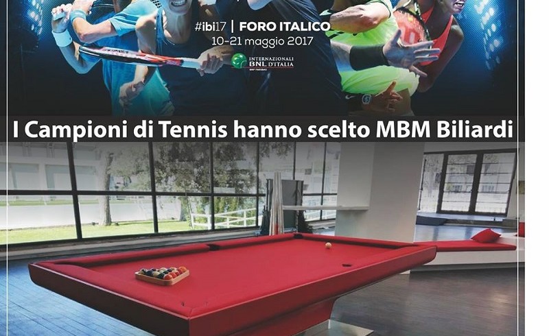 MBM Biliardi design has been chosen by BNL international tennis tournament!